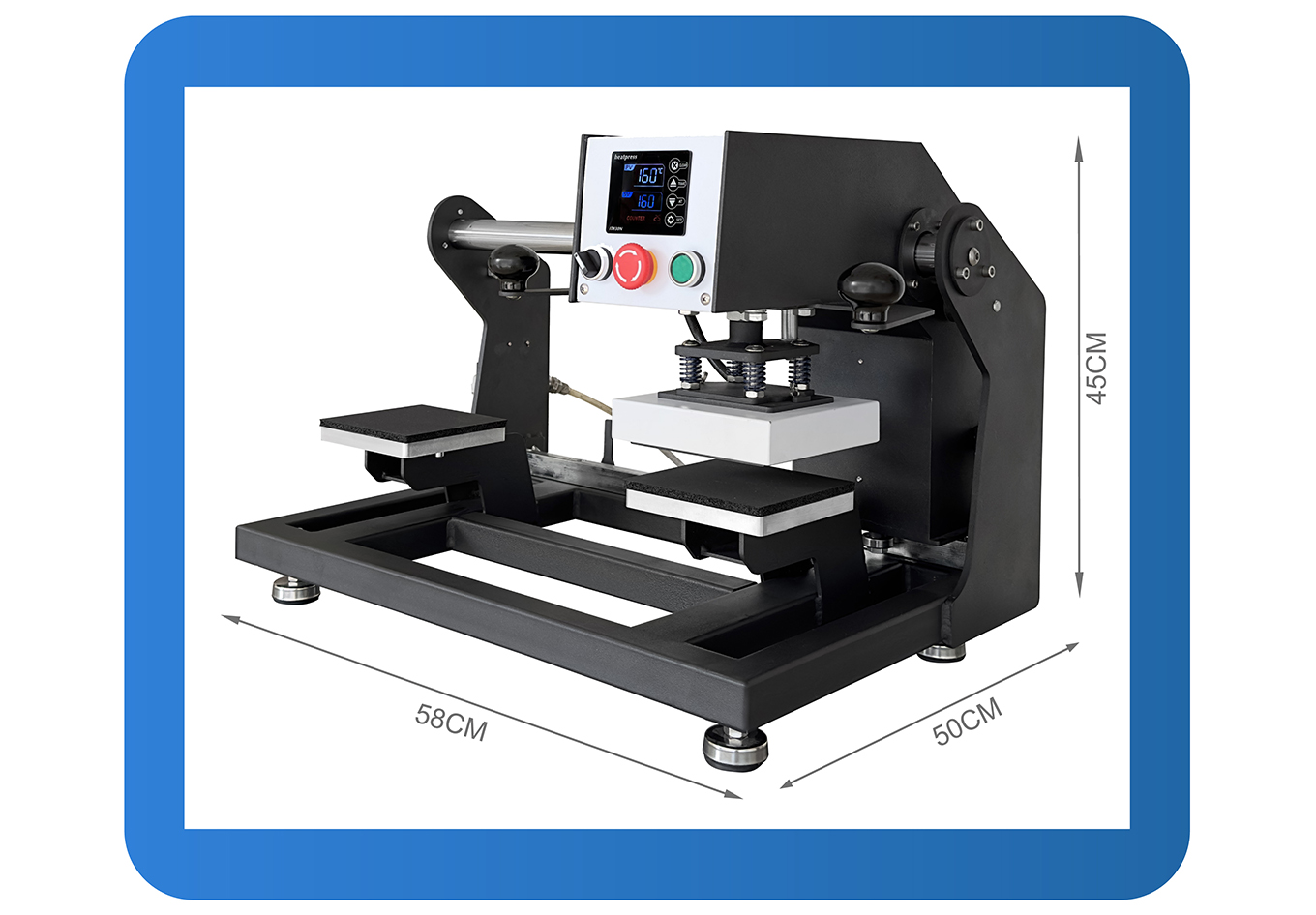 tag and label heat press machine