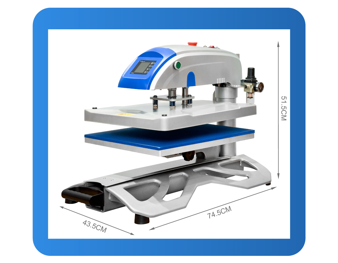 pneumatic heat press machine