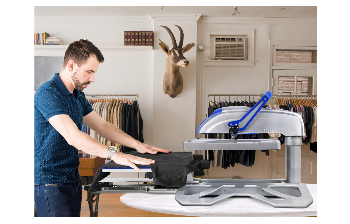 16x20 heat press with slide out drawer
