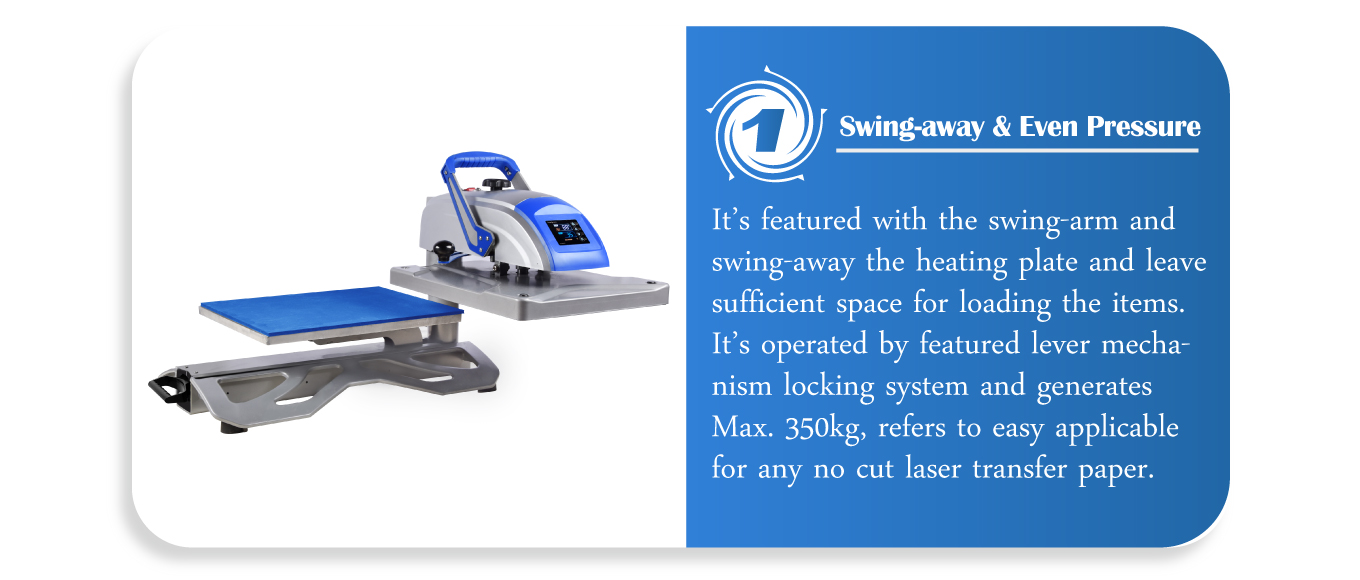 16x20 swing away heat press