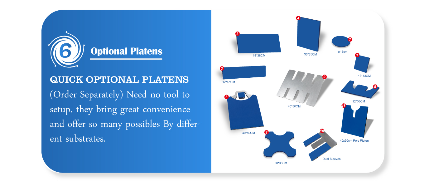 custom buy 16x20 swing away heat press