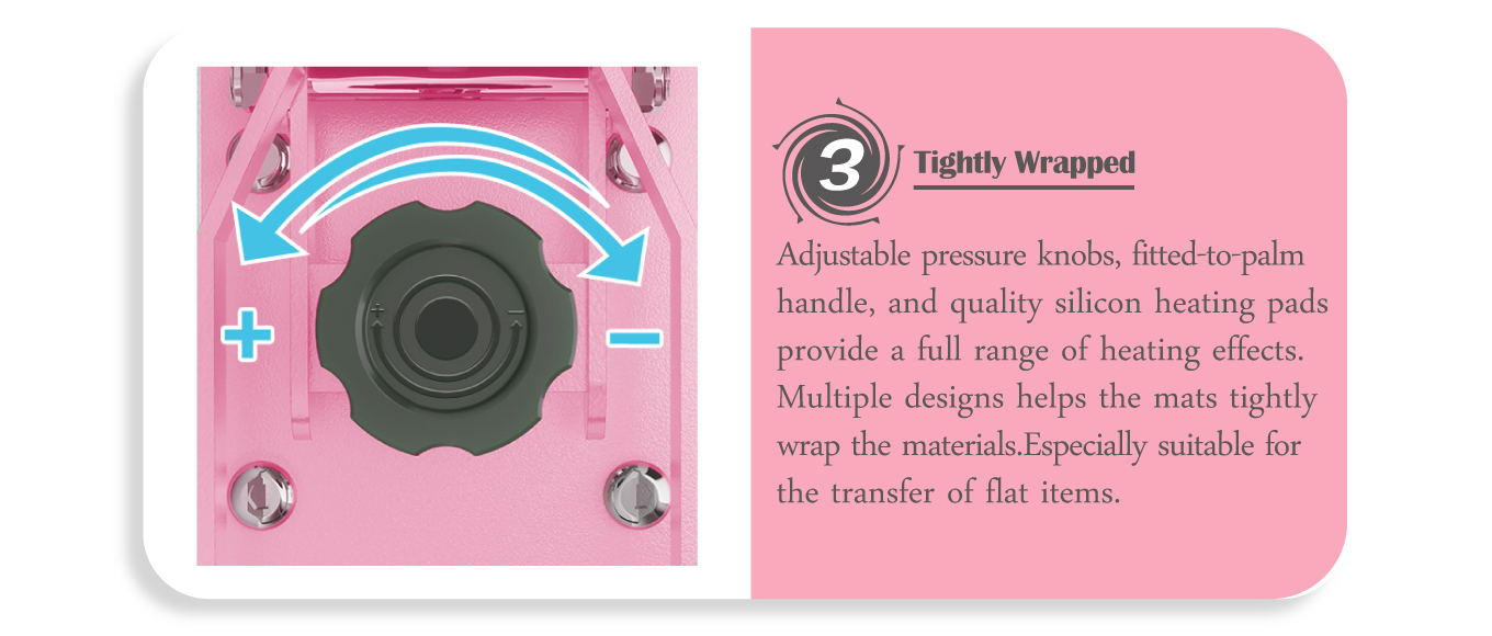 pink heat press machine manufacturer