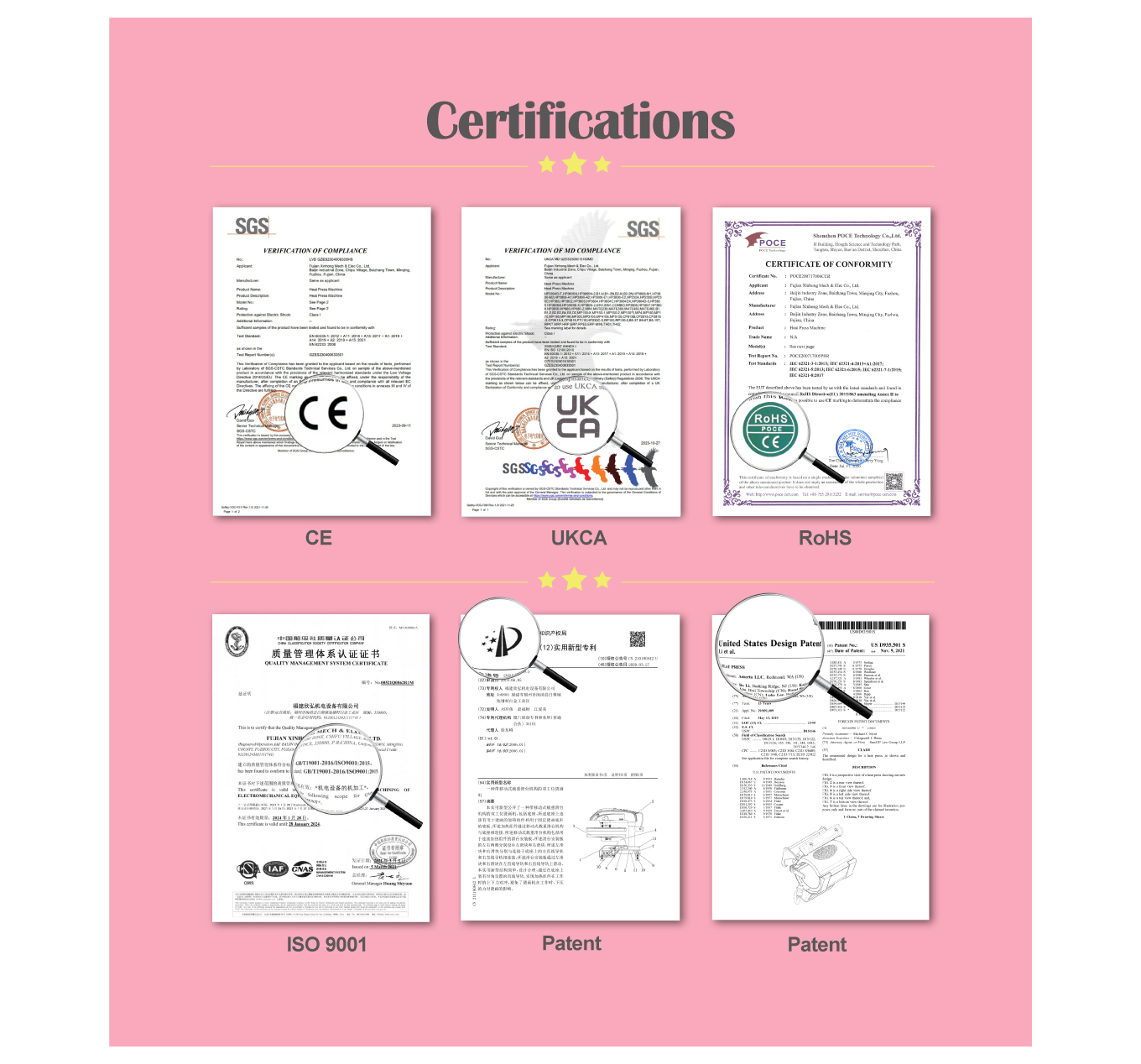 certifications