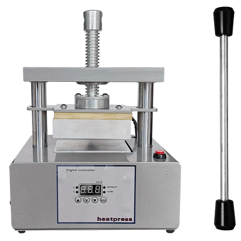 Dual Heating manual rosin press machine manufacturer
