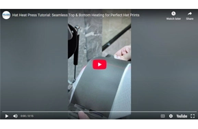 Hat Heat Press Tutorial: Seamless Top & Bottom Heating for Perfect Hat Prints