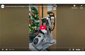 Create Stunning Hat Designs in Minutes with Our Hat Press Machine!