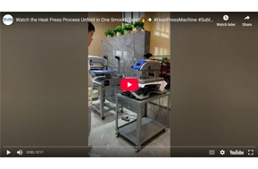 Watch the Heat Press Process Unfold in One Smooth Take!