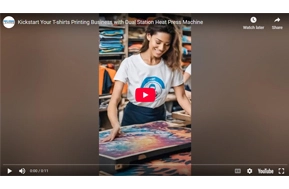 Kickstart Your T-shirts Printing Business with Dual Station Heat Press Machine