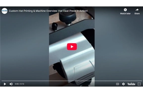 Custom Hat Printing & Machine Overview: Hat Heat Press in Action!