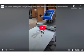 DIY T-Shirt Printing with a Single-Station Heat Press: Nezha Edition Trending Heat Transfer Tutorial