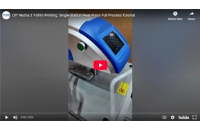 DIY Nezha 2 T-Shirt Printing: Single-Station Heat Press Full Process Tutorial