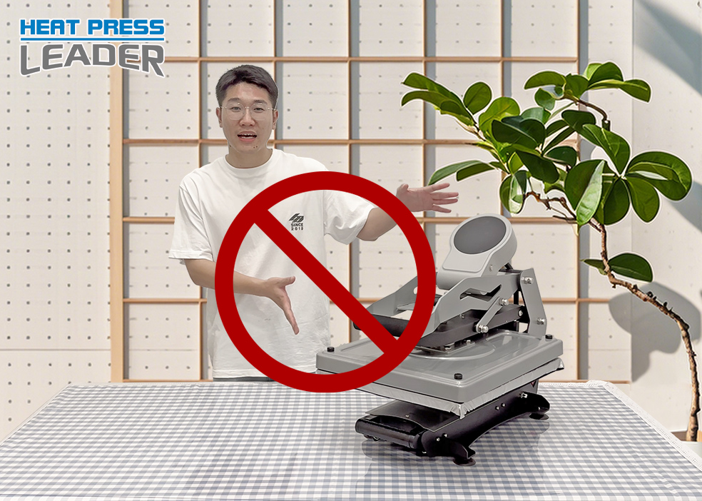 A must-read for beginners: A guide to the four misunderstandings and pitfalls of single-station heat presses.